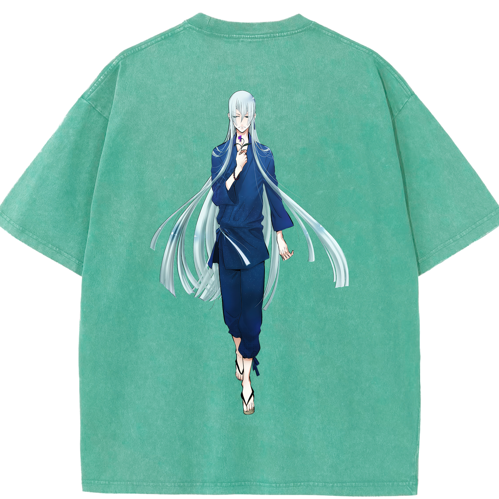 （画像用） 刀剣乱舞 Touken Ranbu 綿100% ヴィンテージ風 半袖Tシャツ（背面プリント）